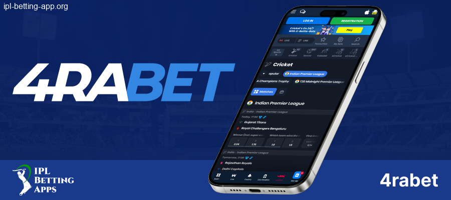 4rabet IPL Betting Apps for Indian bettors