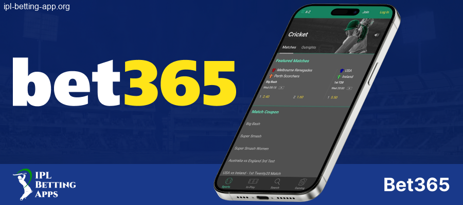 Bet365 IPL Betting Apps for Indian Bettors
