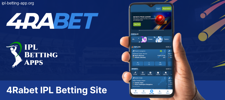 Official 4Rabet IPL Betting App in India