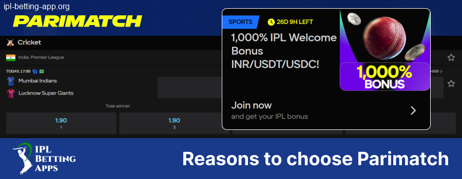 Reasons for the popularity of Parimatch IPL Betting App in India