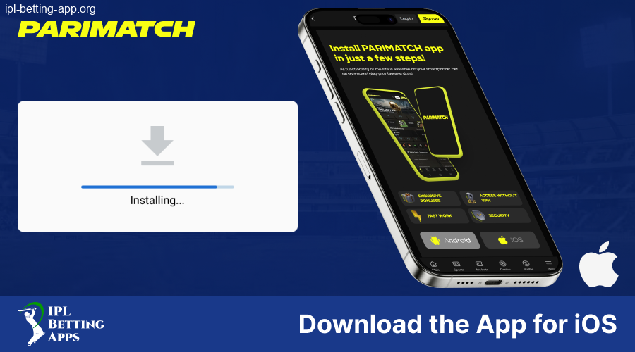 Install iOS Parimatch IPL Betting App India