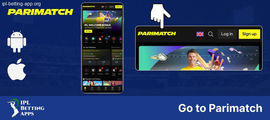 Visit Parimatch IPL Betting India