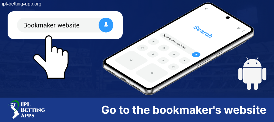Go to the IPL Betting Bookmaker website